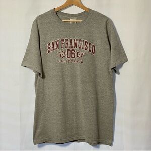 Vintage San Francisco 06 California Graphic T-Shirt Men’s Gray Sz L Made in USA
